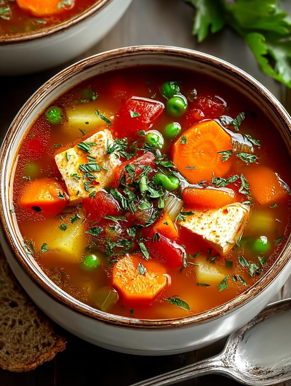 Heartwarming Vegetable Soup for Cozy Comfort Nights - Vegetable Soup - additional detail