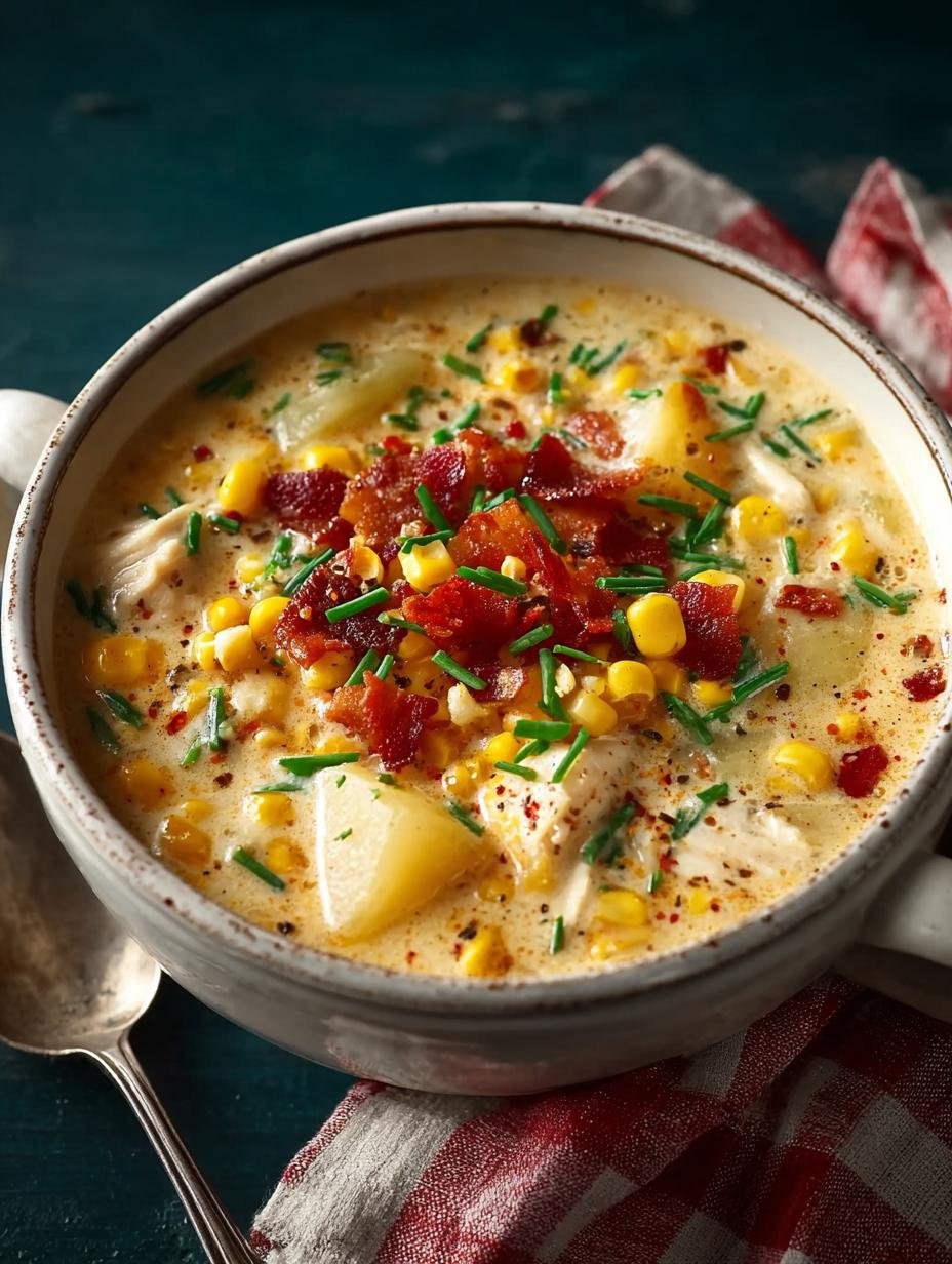 Delicious Chicken Corn Chowder for Cozy Nights - Chicken Corn Chowder - main visual representation