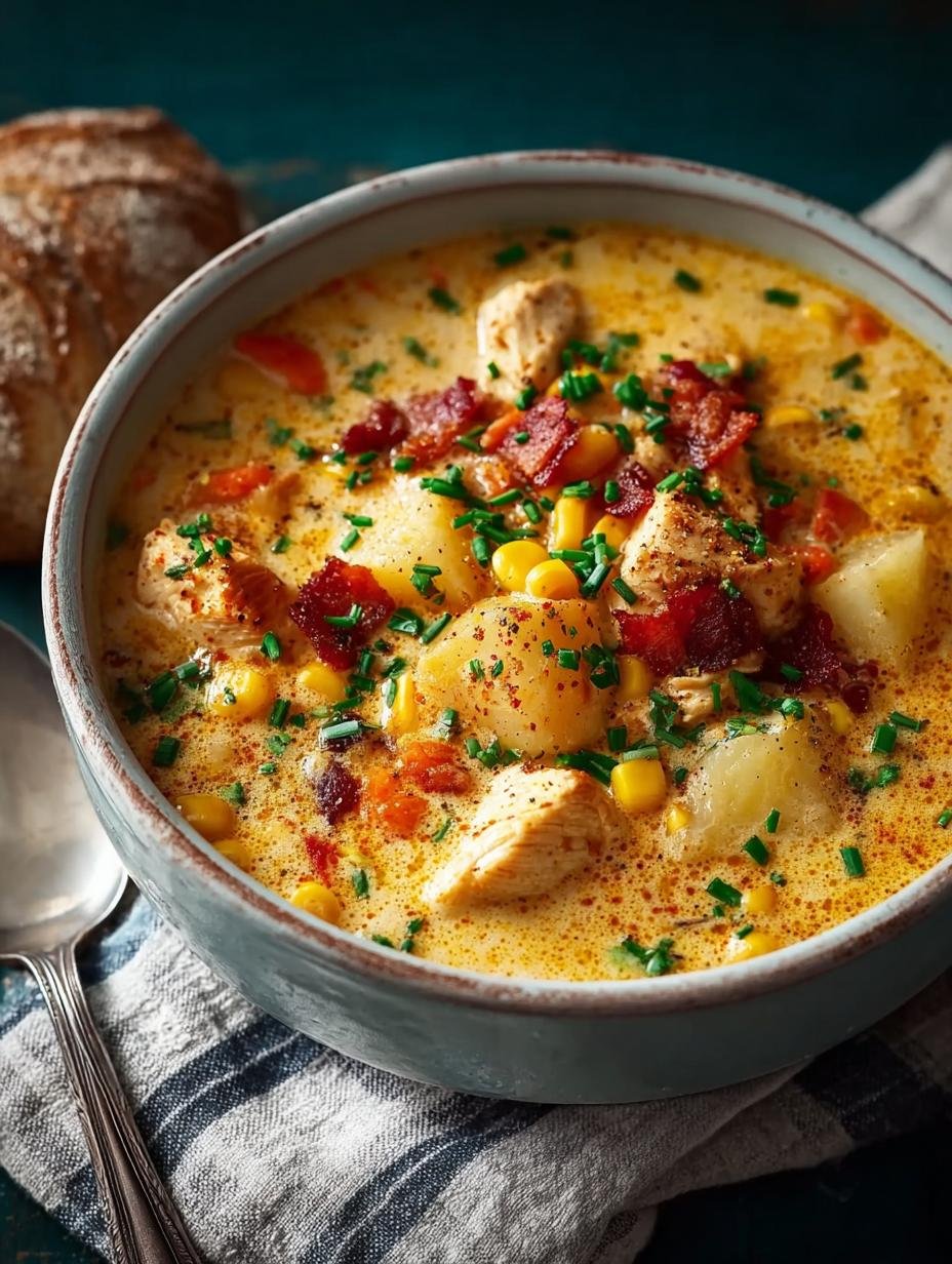 Delicious Chicken Corn Chowder for Cozy Nights - Chicken Corn Chowder - additional detail