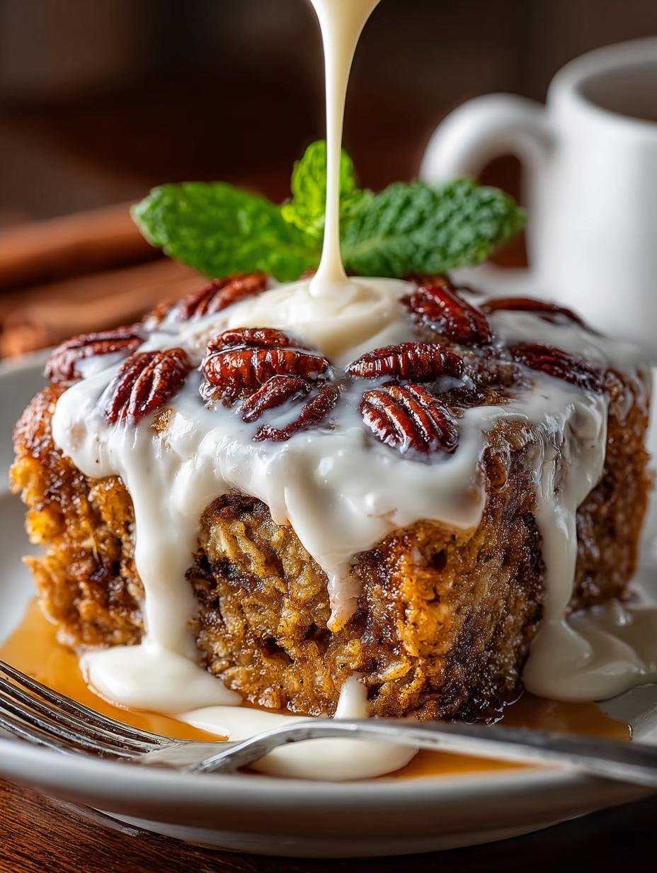 Delicious Cinnamon Roll Baked Oatmeal Recipe for Breakfast