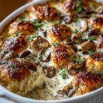 Creamy Chicken Mushroom Casserole