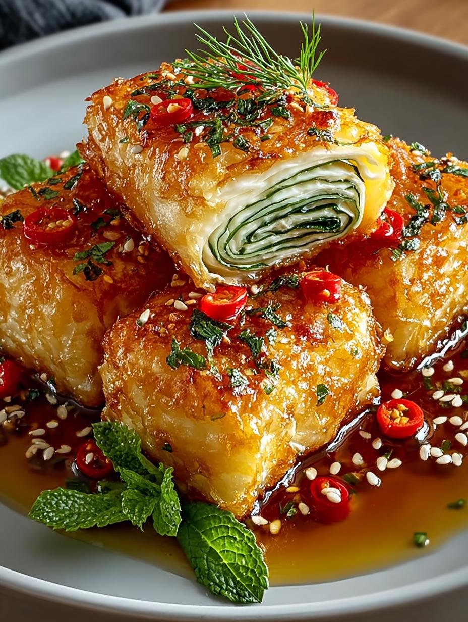 Crispy Oven Fried Feta Rolls with Sweet Chili Bliss - Crispy Oven Fried Feta - main visual representation