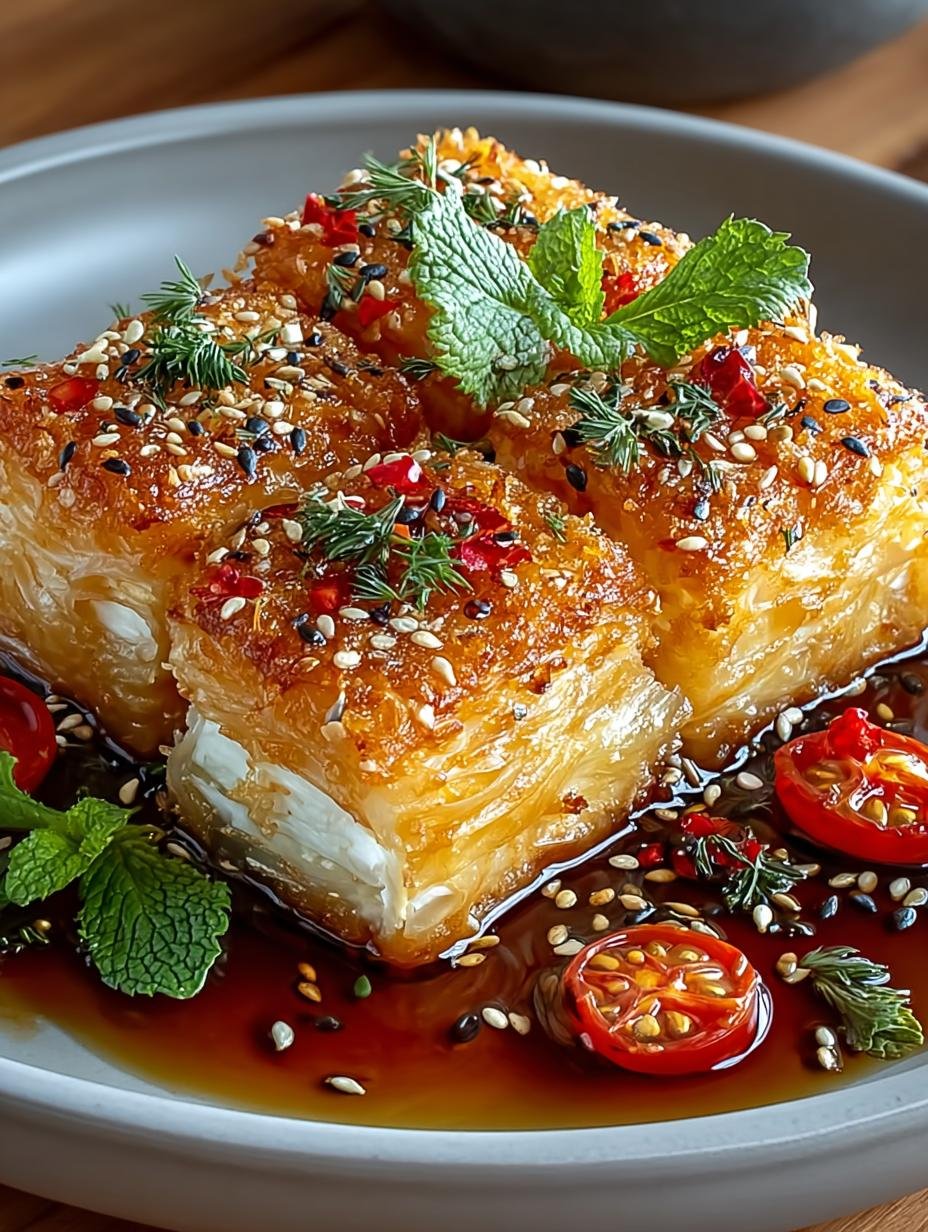 Crispy Oven Fried Feta Rolls with Sweet Chili Bliss - Crispy Oven Fried Feta - additional detail