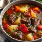Crockpot Vegetable Beef Soup