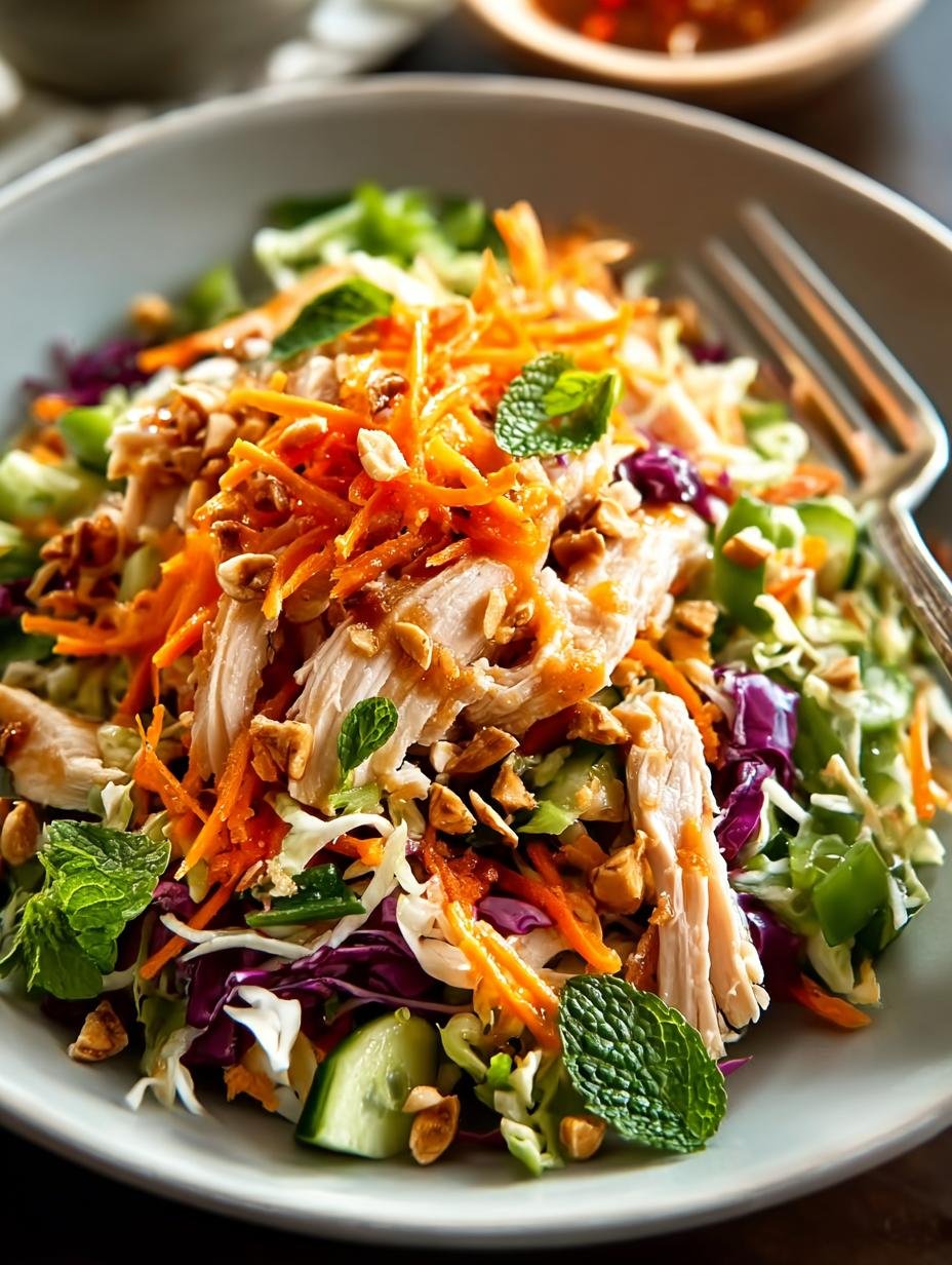 Crunchy Chinese Chicken Salad: A Refreshing Delight - Crunchy Chinese Chicken Salad - main visual representation