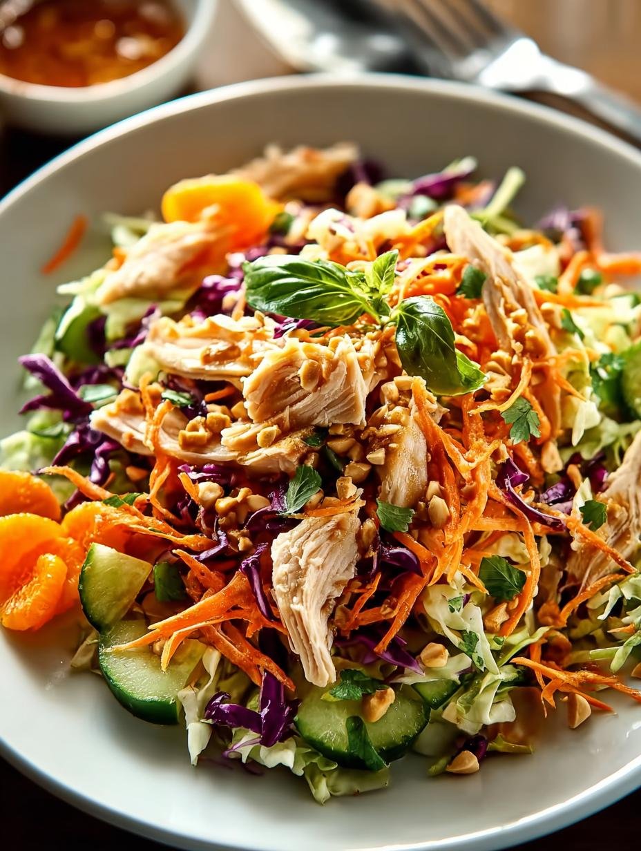 Crunchy Chinese Chicken Salad: A Refreshing Delight - Crunchy Chinese Chicken Salad - additional detail