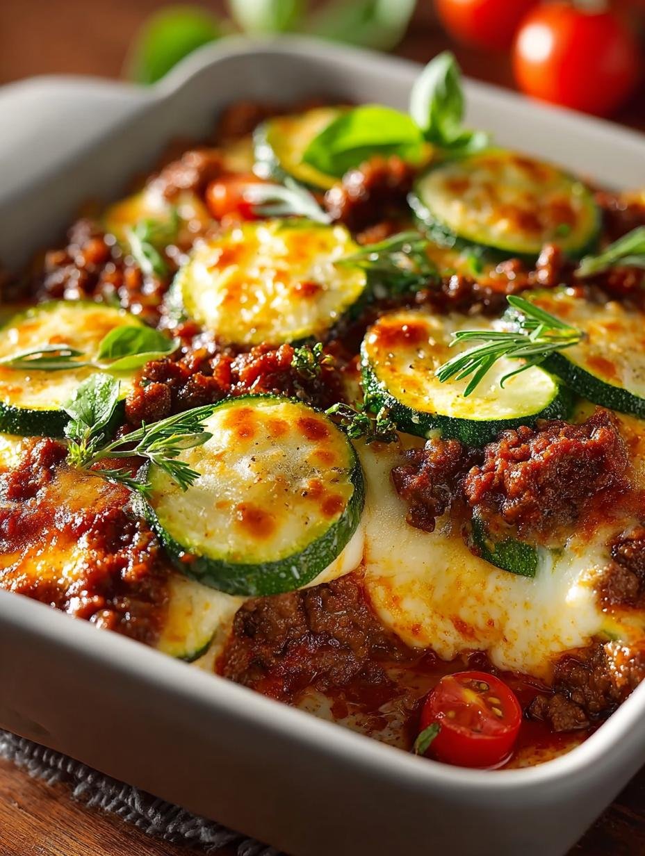 Delicious Ground Beef Zucchini Casserole Recipe for Dinner - Ground Beef Zucchini Casserole - additional detail