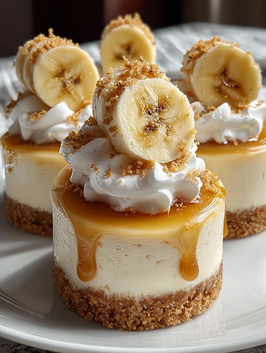 Mini Banana Pudding Cheesecakes: 12 Irresistible Bites - Mini Banana Pudding Cheesecakes - additional detail