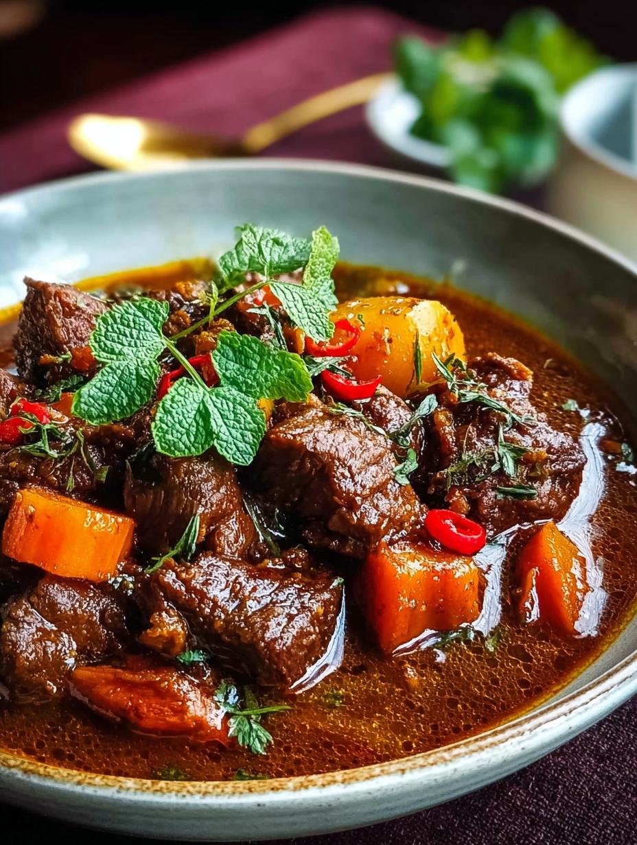 Delicious Moroccan Beef Stew: 6 Ways to Enjoy It - Moroccan Beef Stew - additional detail
