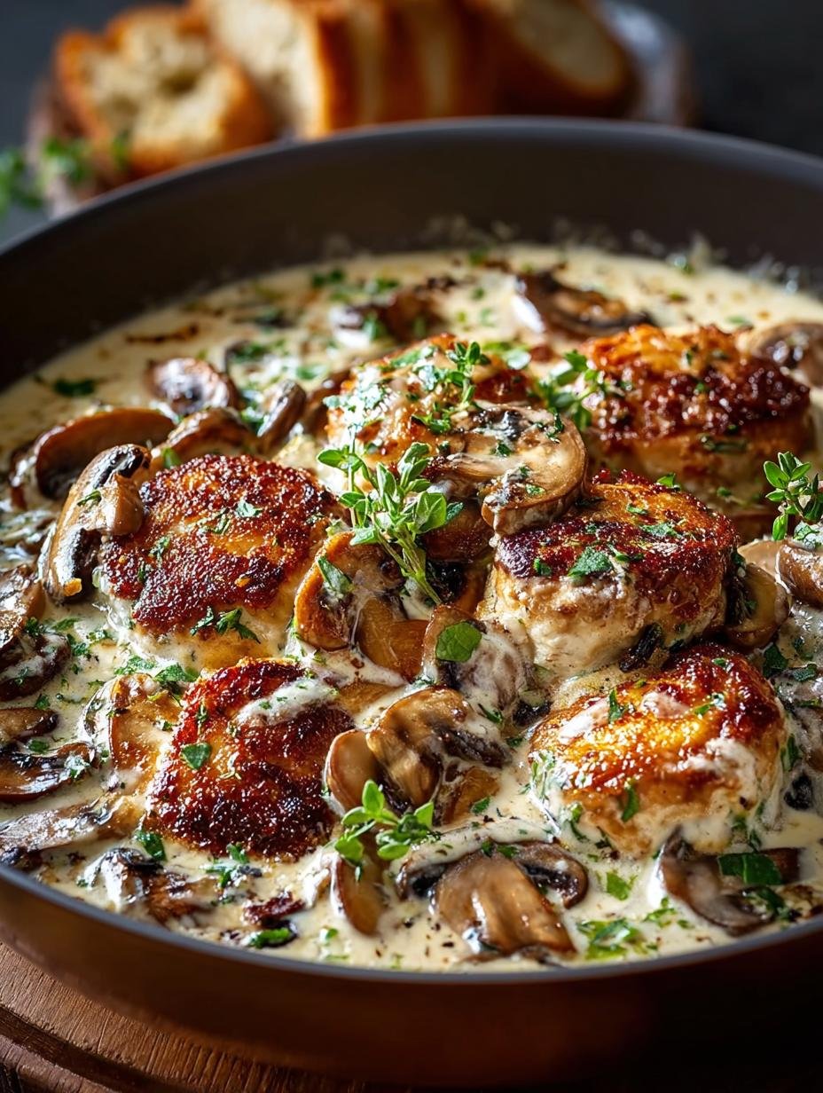 One Pan Creamy Mushroom Chicken: A Comforting Delight - One Pan Creamy Mushroom - main visual representation