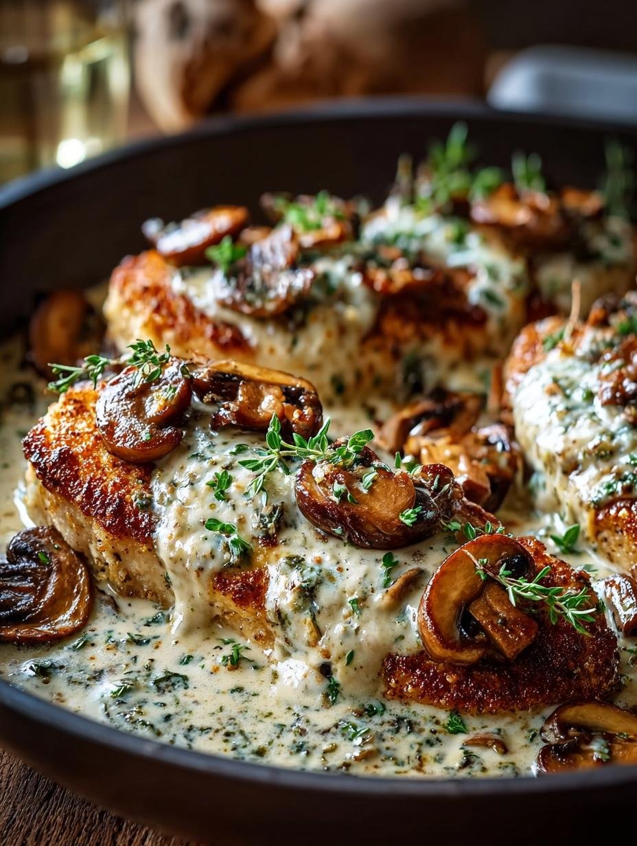 One Pan Creamy Mushroom Chicken: A Comforting Delight - One Pan Creamy Mushroom - additional detail