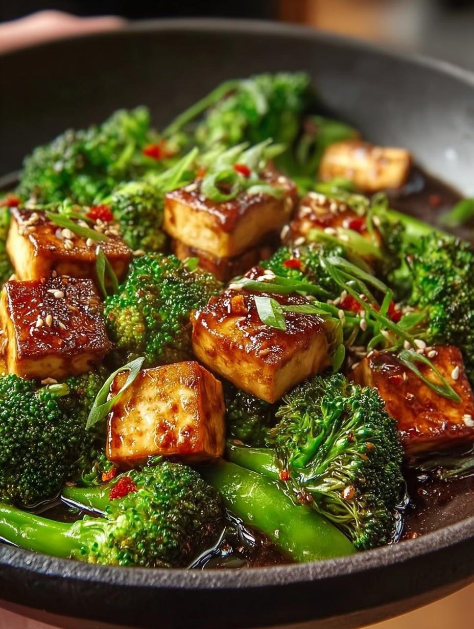 One Pan Tofu Broccoli: Your Quick Vegan Dinner Solution - One Pan Tofu Broccoli - main visual representation