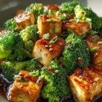 One Pan Tofu Broccoli