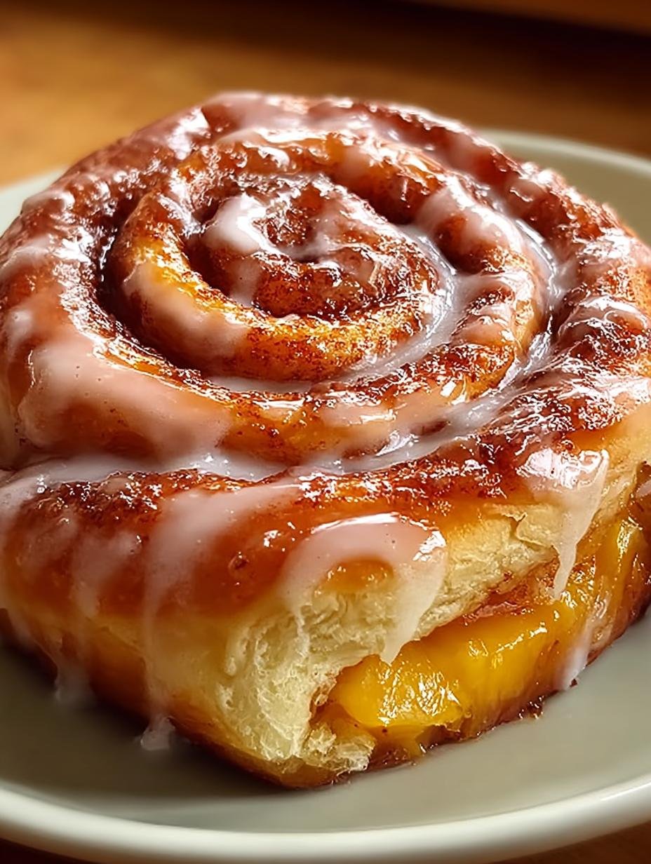 Peach Pie Cinnamon Rolls: 12 Ways to Delight Your Morning - Peach Pie Cinnamon Rolls - main visual representation