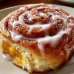 Peach Pie Cinnamon Rolls