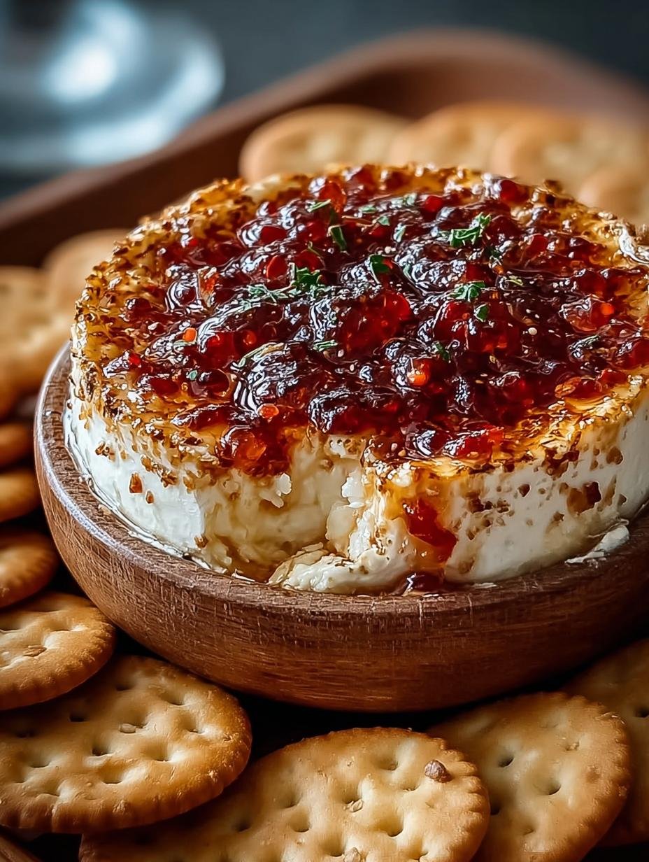 Delicious Pepper Jelly Cheese Dip for Gatherings - Pepper Jelly Cheese Dip - additional detail