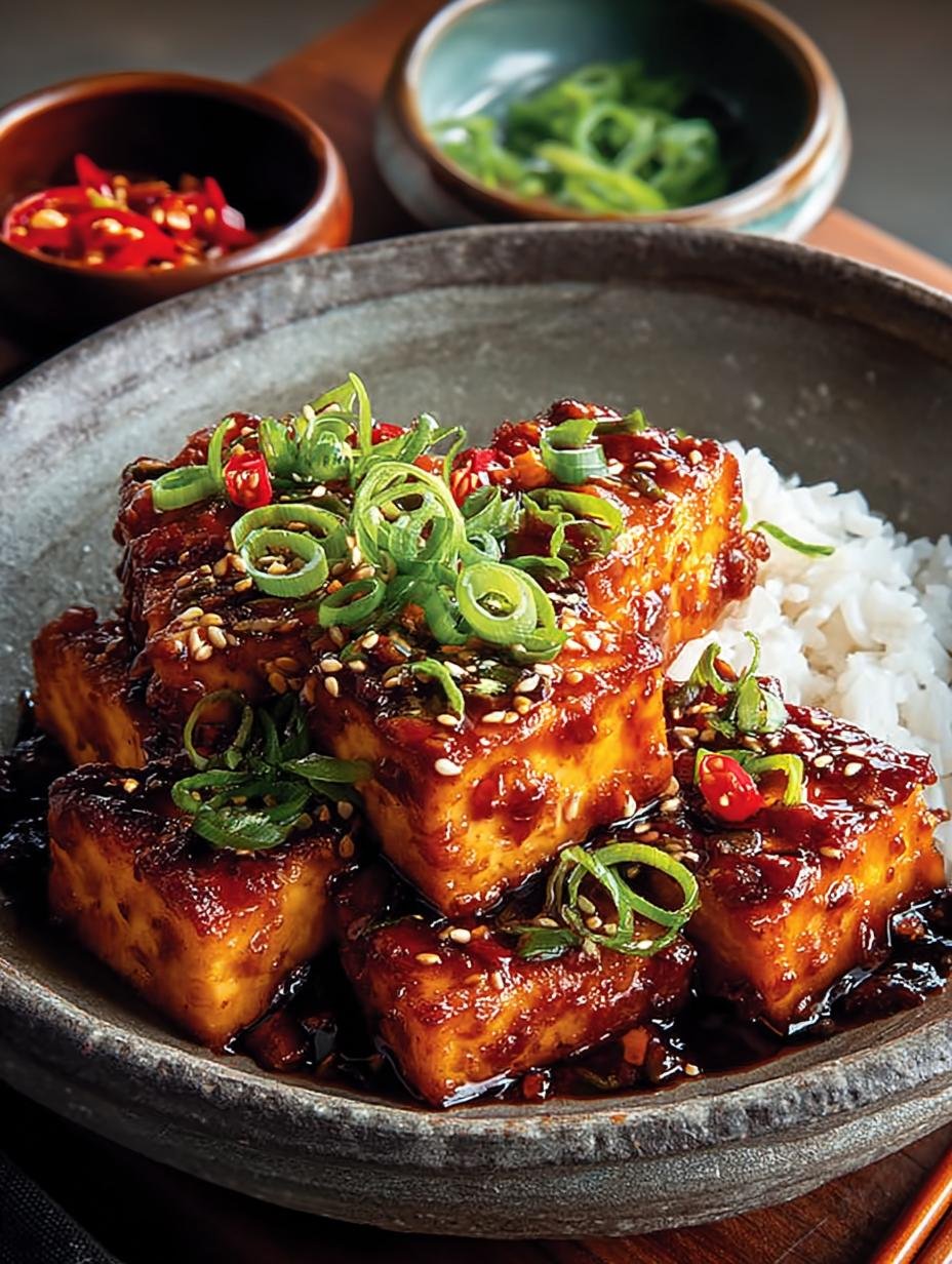 Delicious Spicy Gochujang Tofu for Dinner Bliss - Spicy Gochujang Tofu - additional detail