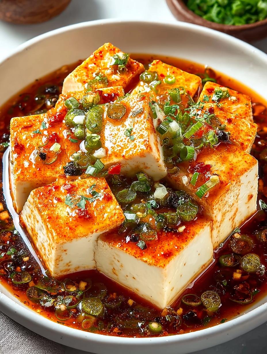 Spicy Silken Tofu