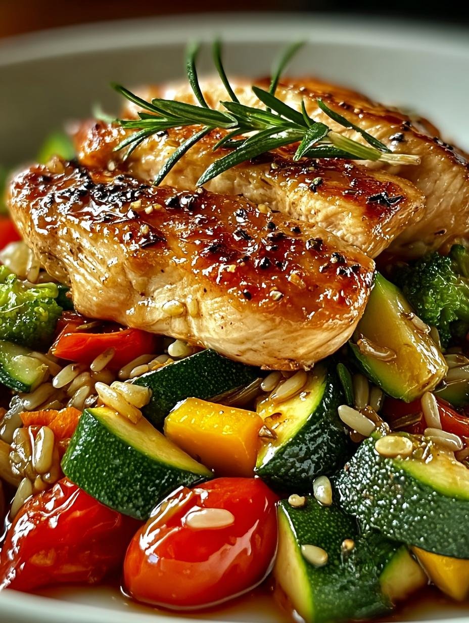 Zesty Lemon Chicken Veggie: 30-Minute Mediterranean Delight - Zesty Lemon Chicken Veggie - additional detail