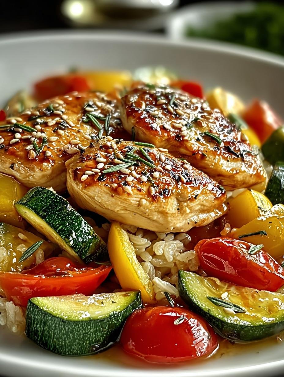 Zesty Lemon Chicken Veggie: 30-Minute Mediterranean Delight